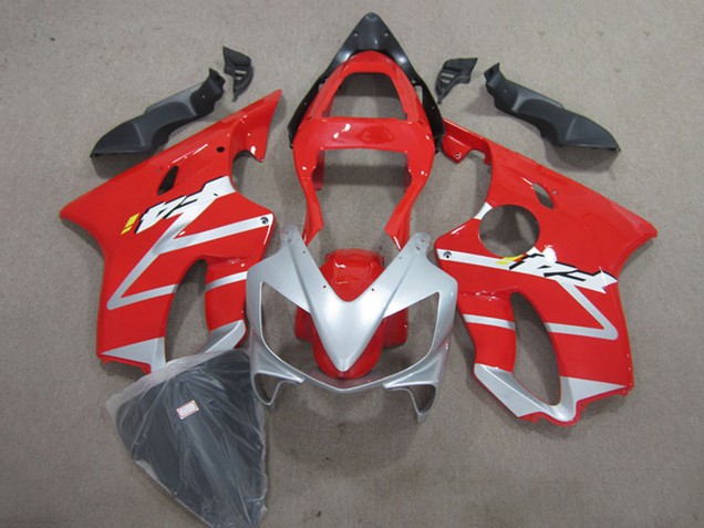 Carenado Moto Honda CBR600 F4i 2001-2003 - Plata Rojo Fábrica