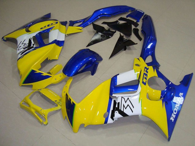 Carenados Moto Honda CBR600 F3 1995-1996 - Azul Blanco Amarillo Fábrica