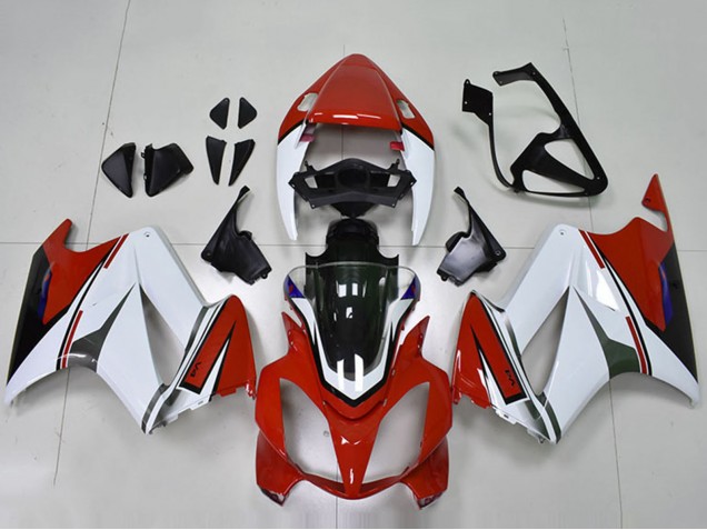 Carenados Moto Honda VFR 800 2002-2013 - Blanco Rojo Negro Brillante Fábrica