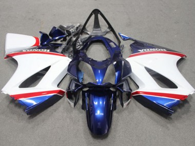Carenado Moto Honda VFR 800 2002-2013 - Blanco Azul Rojo Fábrica