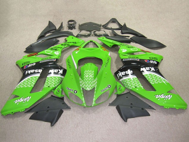 Carenados Moto Kawasaki ZX6R 2007-2008 - Verde Touch4 4 Fábrica