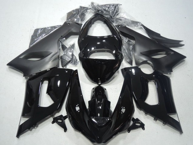 Carenados Moto Kawasaki ZX6R 2005-2006 - Negro Brillante Negro Mate Fábrica