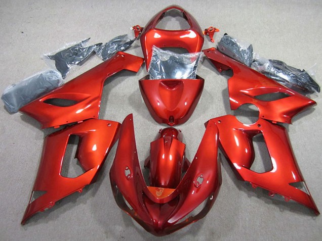 Carenado Moto Kawasaki ZX6R 2005-2006 - Rojo Fábrica