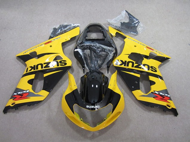 Carenados Moto Suzuki GSXR 600 2001-2003 - Amarillo Negro Fábrica