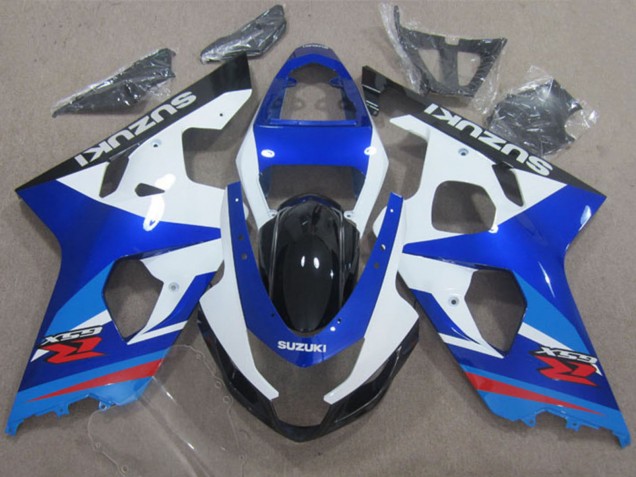 Carenados Moto Suzuki GSXR 600 2004-2005 - Blanco Azul Rojo Fábrica