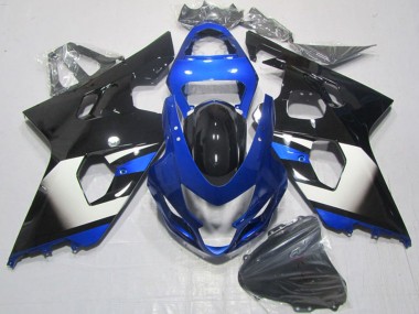 Carenados Moto Suzuki GSXR 600 2004-2005 - Azul Blanco Negro Fábrica