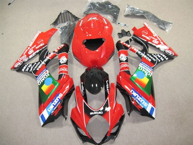 Carenados Moto Suzuki GSXR 600 2004-2005 - Rojo Azul Verde Negro JOMO Fábrica