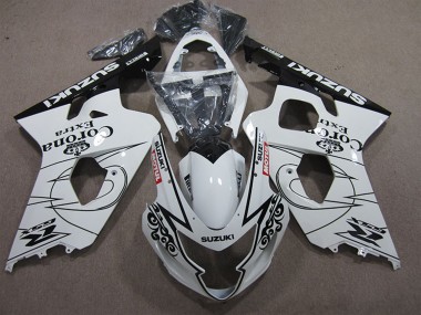 Carenados Moto Suzuki GSXR 600 2004-2005 - Blanco Negro Corona Extra Motul Fábrica