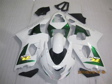 Carenados Moto Suzuki GSXR 600 2004-2005 - Blanco Verde Amarillo Negro Fábrica