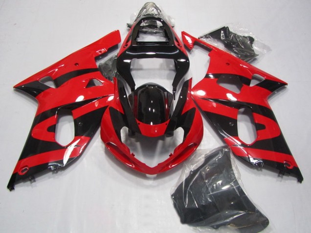 Carenados Moto Suzuki GSXR 750 2001-2003 - Rojo Negro Brillante Fábrica