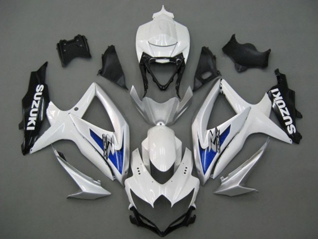 Carenados Moto Suzuki GSXR 750 2008-2010 - Blanco Plata Azul Negro Fábrica