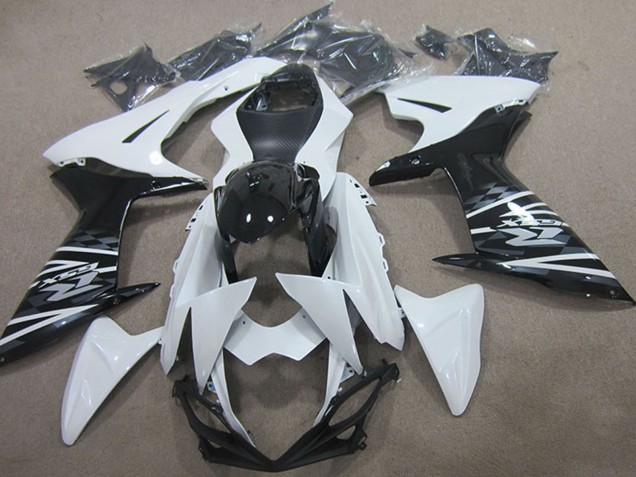 Carenado Moto Suzuki GSXR 750 2011-2024 - Blanco Negro Fábrica