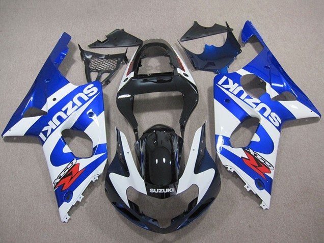 Carenados Moto Suzuki GSXR 1000 2000-2002 - Azul Blanco Negro Rojo Fábrica