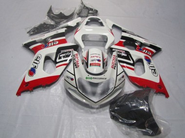 Carenados Moto Suzuki GSXR 1000 2000-2002 - Blanco Rojo Negro Rizoma Playboy Fábrica