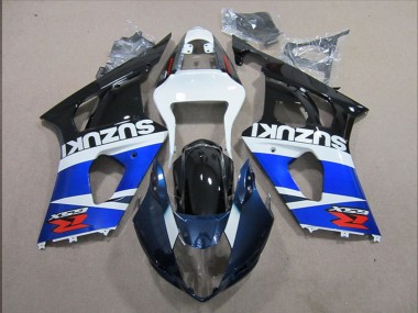 Carenado Moto Suzuki GSXR 1000 2003-2004 - Blanco Azul Negro Rojo Fábrica