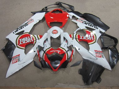 Carenados Moto Suzuki GSXR 1000 2005-2006 - Blanco Rojo Lucky Strike Motul Fábrica