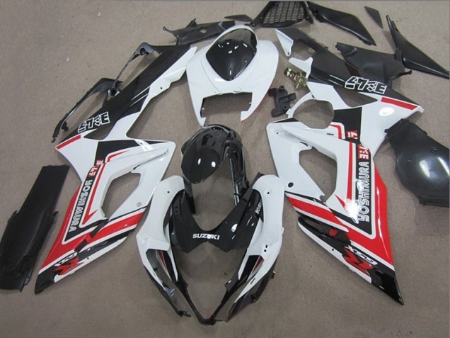 Carenados Moto Suzuki GSXR 1000 2005-2006 - Blanco Negro Rojo Yoshimura Fábrica