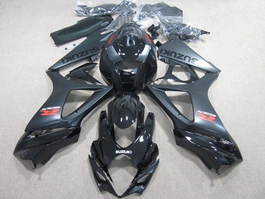 Kits Carenados Moto Suzuki GSXR 1000 2007-2008 - Negro Brillante Negro Mate Fábrica