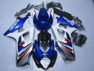 Carenados Moto Suzuki GSXR 1000 2007-2008 - Azul Blanco Rojo Fábrica