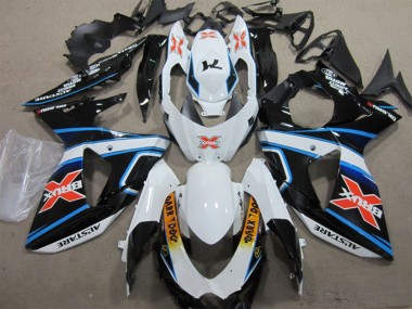 Carenados Moto Suzuki GSXR 1000 2009-2016 - Blanco Azul Amarillo Negro Brux Dark Dog Fábrica
