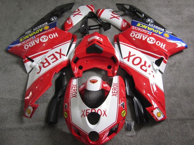 Carenados Moto Ducati 749 2005-2006 - Blanco Rojo Azul Negro Brillante Xerox Fábrica