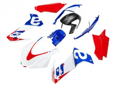 Carenado Moto Aprilia RS660 2020-2024 - Blanco Azul Rojo Fábrica