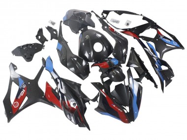 Carenados Moto BMW S1000RR 2023-2024 - Azul Rojo FibraCarbono Fábrica