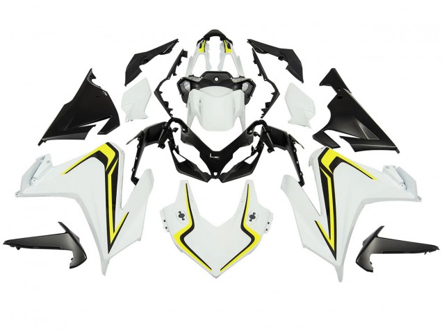 Carenados Moto Honda CBR500R 2022-2023 - Blanco Neon Amarillo Negro Mate Fábrica