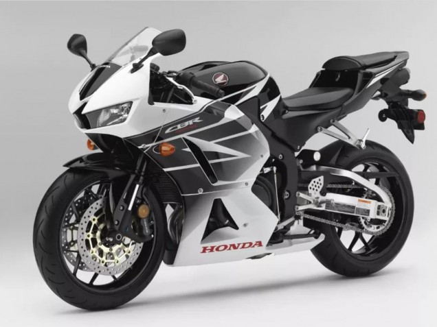 Carenados Moto Honda CBR600RR 2013-2023 - Blanco Negro Fábrica