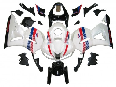 Kits Carenado Moto Honda CBR600RR 2013-2026 - Blanco Rojo Azul Fábrica