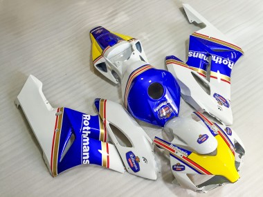 Carenados Moto Honda CBR1000RR 2004-2005 - Blanco Azul Amarillo Rothmans Fábrica