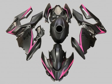 Carenados Moto Kawasaki EX400 2018-2024 - Negro Mate Rosa Fábrica