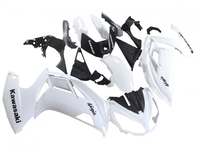 Carenados Moto Kawasaki EX650 2012-2016 - Blanco Negro Fábrica