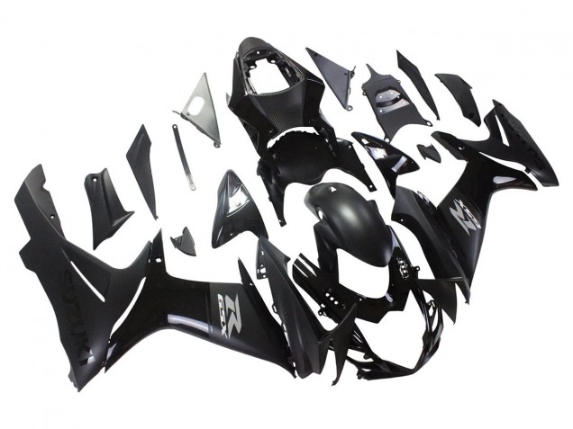 Carenados Moto Suzuki GSXR 600/750 2011-2024 - Negro Mate Negro Brillante Fábrica