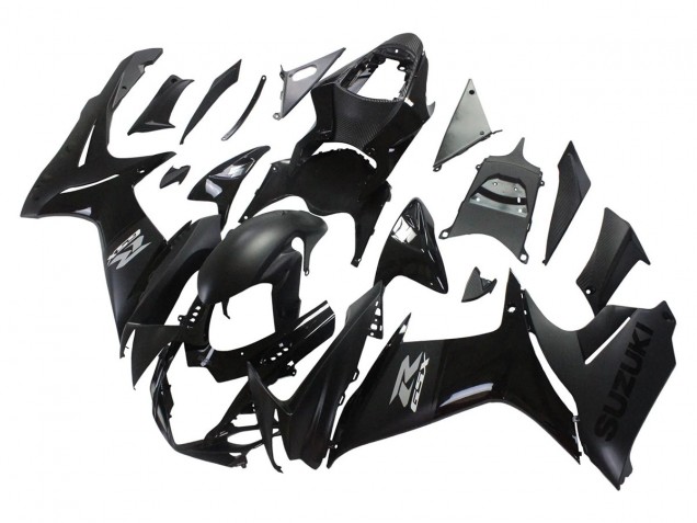 Carenados Moto Suzuki GSXR 600/750 2011-2024 - Negro Mate Negro Brillante Fábrica