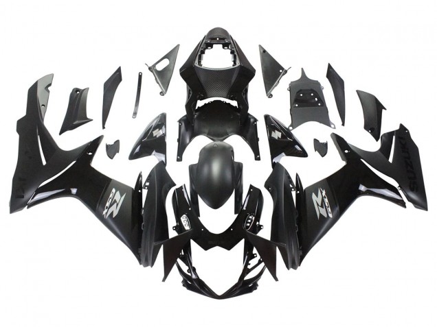Carenados Moto Suzuki GSXR 600/750 2011-2024 - Negro Mate Negro Brillante Fábrica