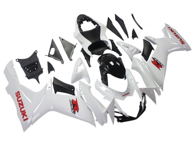 Carenados Moto Suzuki GSXR 600/750 2011-2024 - Blanco Negro Brillante Rojo Calcomanía Fábrica