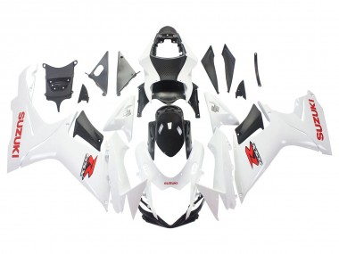 Carenados Moto Suzuki GSXR 600/750 2011-2024 - Blanco Negro Brillante Rojo Calcomanía Fábrica