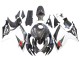Carenados Moto Suzuki GSXR 600/750 2006-2007 - Negro Blanco FibraCarbono Estilo Fábrica