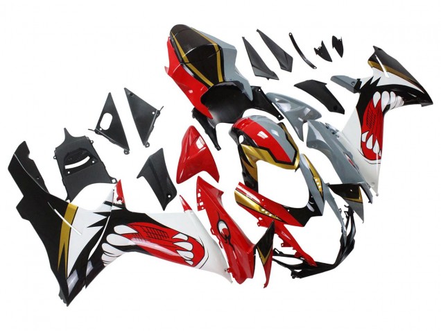 Carenados Moto Suzuki GSXR 600/750 2011-2024 - Rojo Oro Gris Negro Blanco Tiburón Fábrica