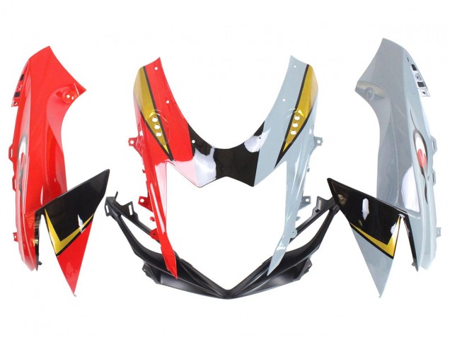 Carenados Moto Suzuki GSXR 600/750 2011-2024 - Rojo Oro Gris Negro Blanco Tiburón Fábrica