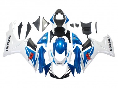 Carenados Moto Suzuki GSXR 600/750 2011-2024 - Azul Blanco Fábrica
