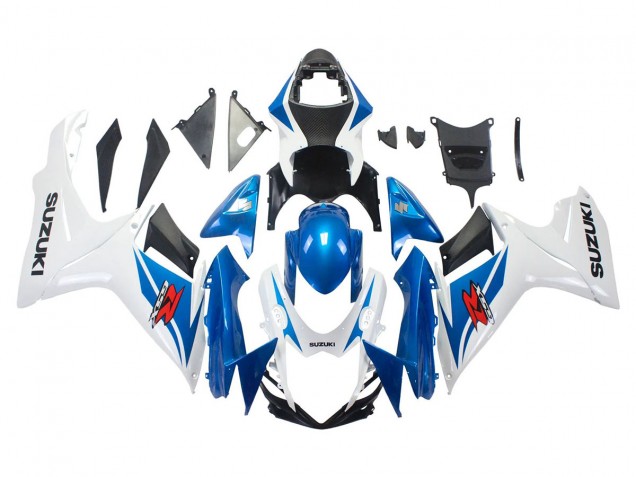 Carenados Moto Suzuki GSXR 600/750 2011-2024 - Azul Blanco Fábrica