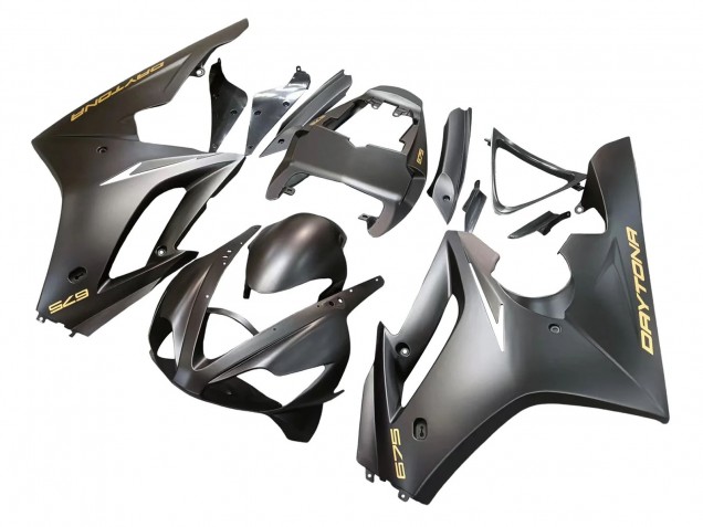 Carenados Moto Triumph Daytona 675 2006-2008 - Negro Mate Fábrica