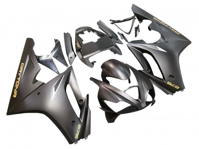 Carenados Moto Triumph Daytona 675 2006-2008 - Negro Mate Fábrica