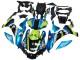 Carenados Moto Yamaha YZF R1 2015-2019 - Azul Verde Negro Tiburón Fábrica