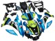 Carenados Moto Yamaha YZF R1 2015-2019 - Azul Verde Negro Tiburón Fábrica