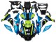 Carenados Moto Yamaha YZF R1 2015-2019 - Azul Verde Negro Tiburón Fábrica