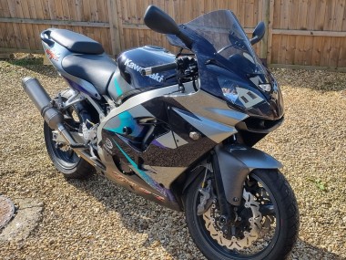 Carenados Moto Kawasaki Ninja ZX9R 2002-2003 - Azul Plata Fábrica