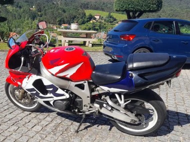Kits Carenado Moto Honda CBR900RR 919 1998-1999 - Blanco Rojo Azul Fábrica